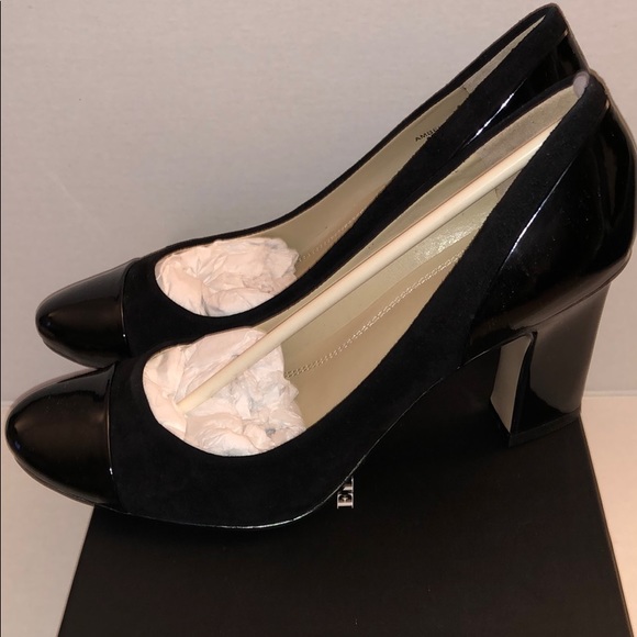 NWT Ellen Tracy Black Amber Heels, Size 8 - Picture 5 of 7